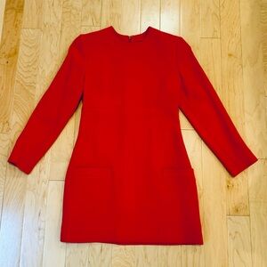 Vintage Emanuel Ungaro Mini Dress in Red